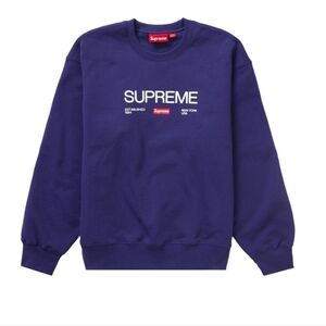 SupremeEstablished Crewneck